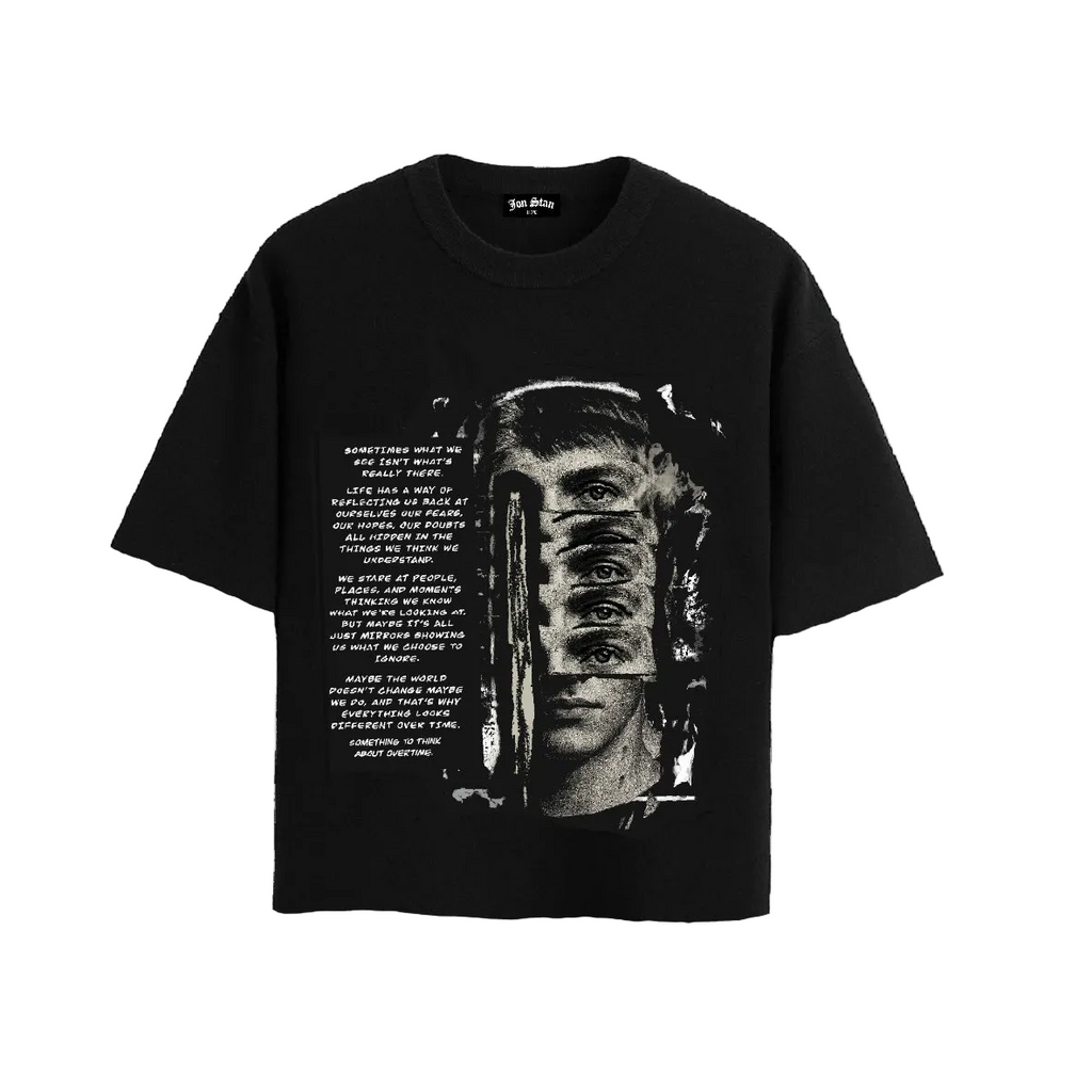 All Eyes Oversized Crop Heavy T-Shirt