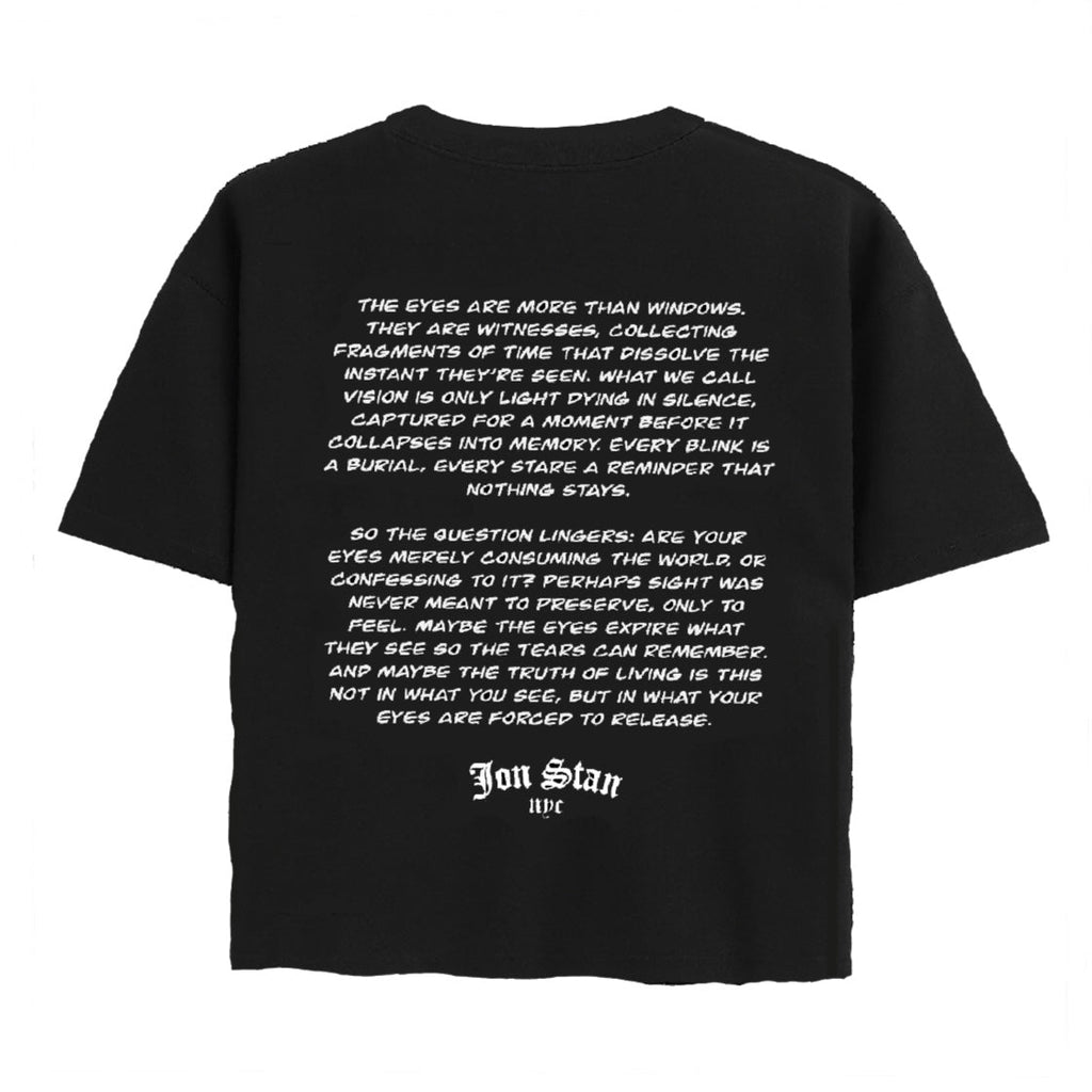 All Eyes Oversized Crop Heavy T-Shirt